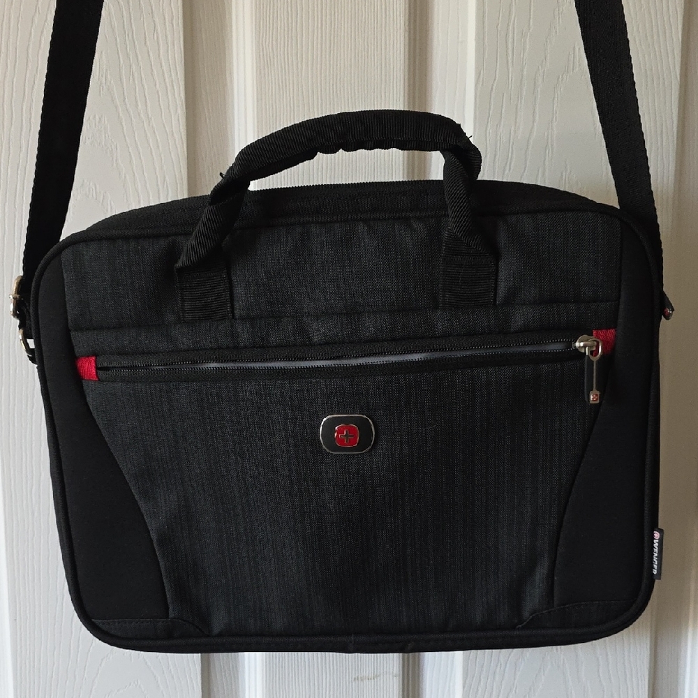 Wenger Black and Red Laptop Bag